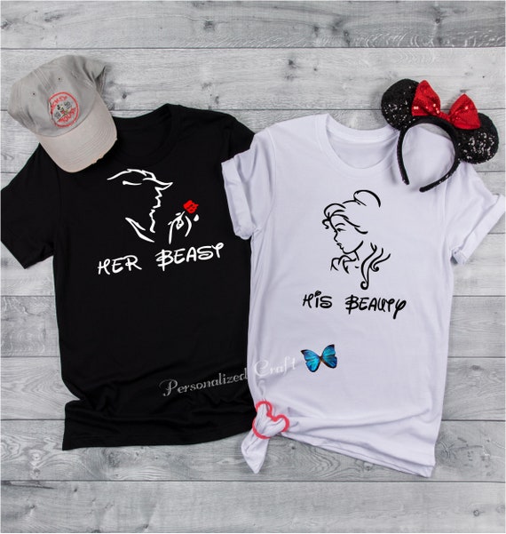 Beauty Her Beast Personalized Disney - Etsy