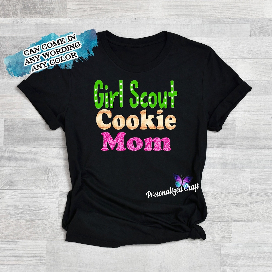 Camisa Girl Scout Cookie Mom, camiseta de grupo de camping para niñas, camisa de distribuidor de