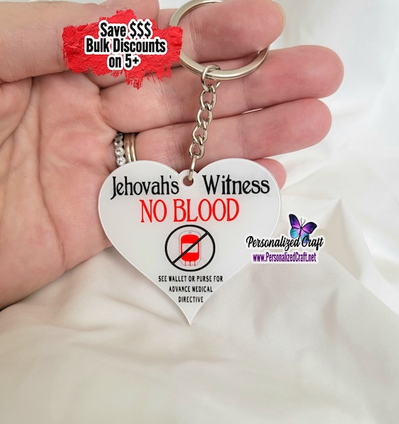 Jehovah witness no blood bracelet sale