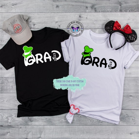 Disney Senior Class Grad 23 Goofy Inspired Tshirt High Etsy