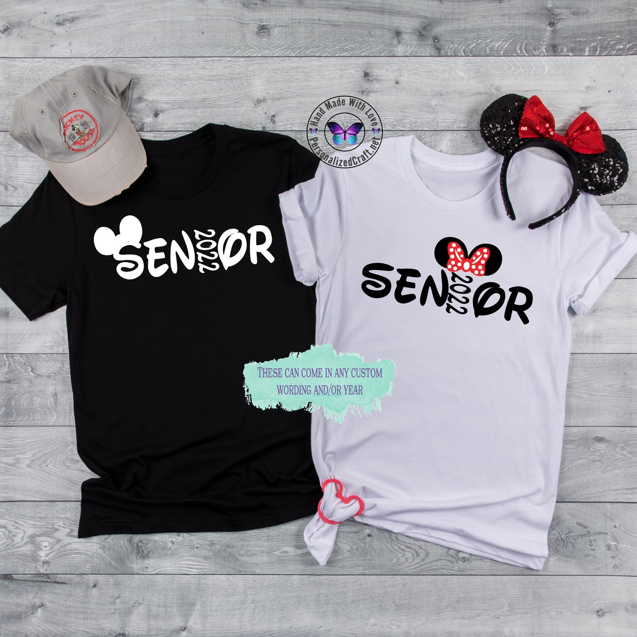 Disney Senior Class 22 Mickey Mouse Minnie Mouse Inspired Etsy