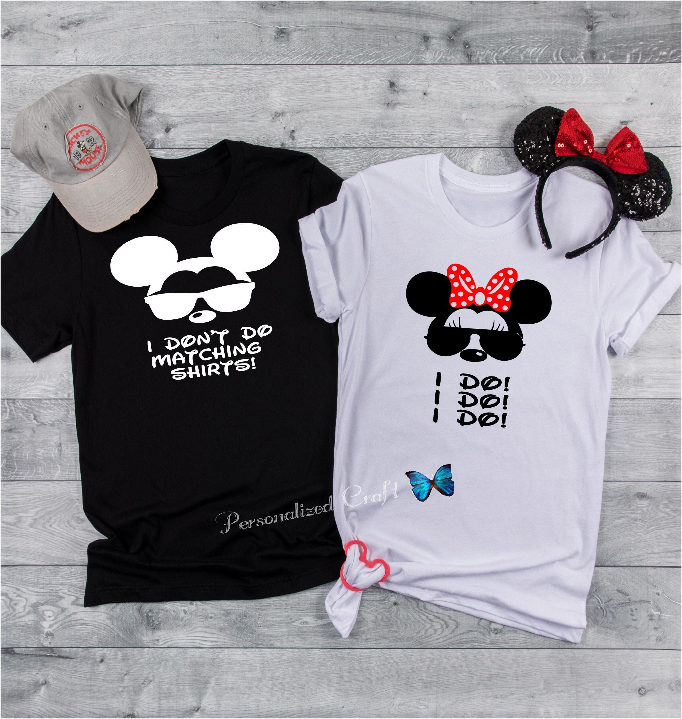 DISNEY WEDDING Shirts Mickey \u0026 Minnie 