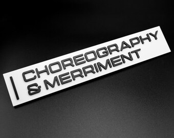Choreography & Merriment Wall Sign - Severance - Lumon Industries –  Office Decor – TV Show Inspired Decor Gift