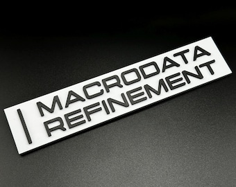Macrodata Refinement Wall Sign - Severance - Lumon Industries –  Office Decor – TV Show Inspired Decor Gift