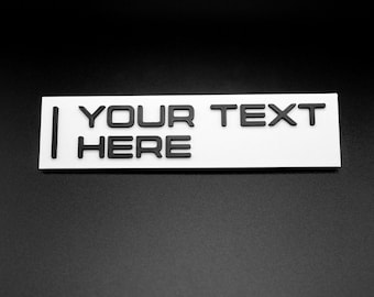 Severance - Custom Text Wall Sign - Macrodata Style - Lumon Industries - Personalised