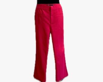 Pantalón largo fucsia / pantalón Zara elástico /