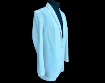 cotton jacket / blazer jacket / niu blazer / beige jacket / ecru blazer / cotton blazer jacket  / beige jacket /