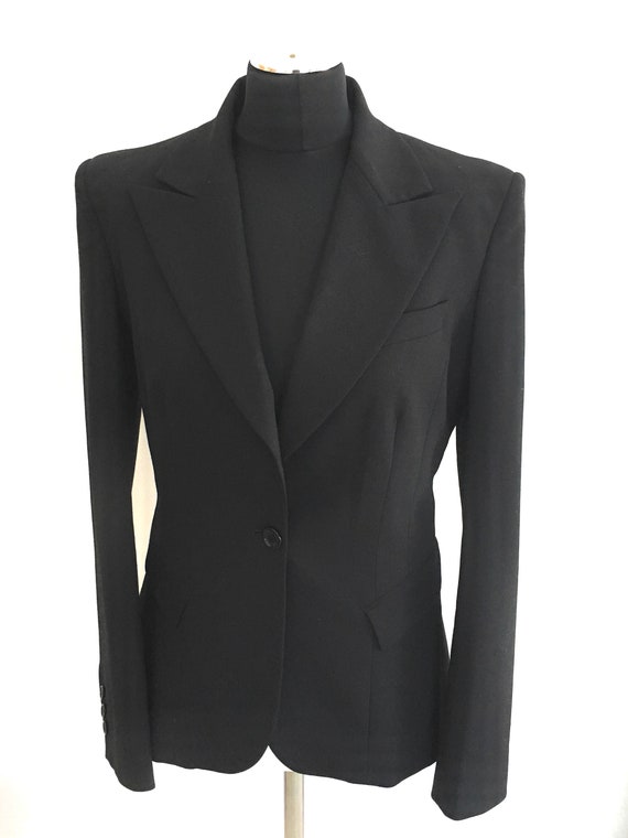 dolce and gabbana black coat