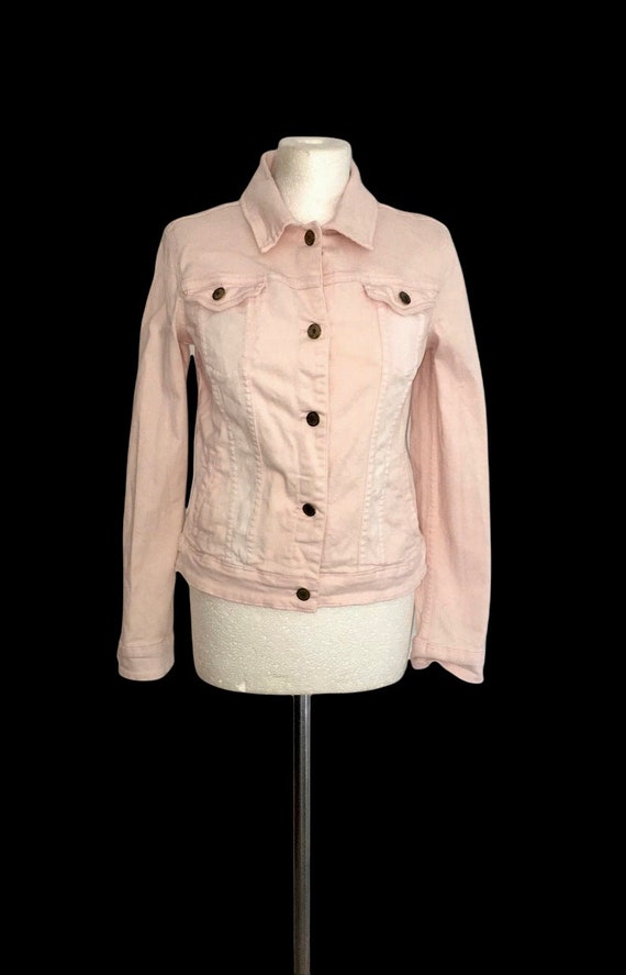 Pink denim jacket / pink denim jacket / pink jack… - image 9