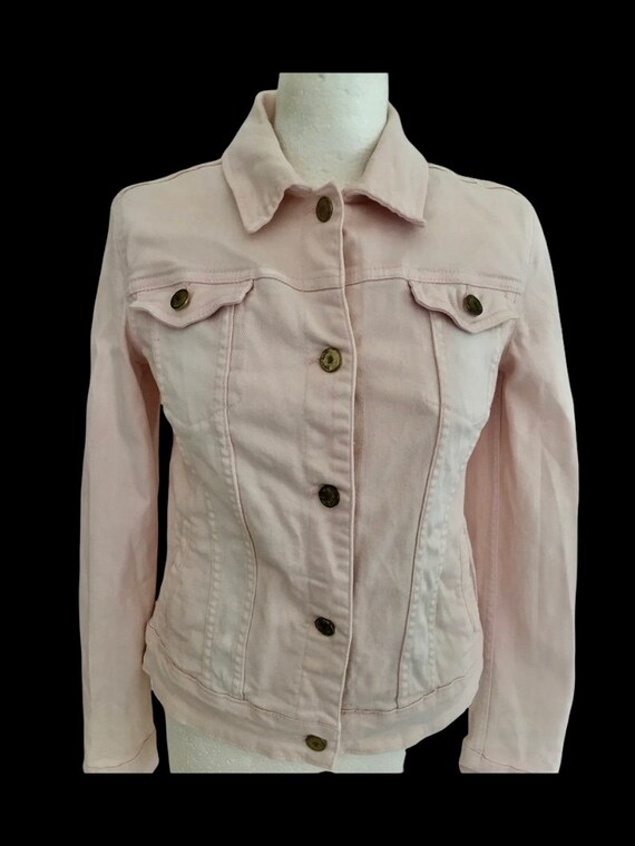 Pink denim jacket / pink denim jacket / pink jack… - image 3