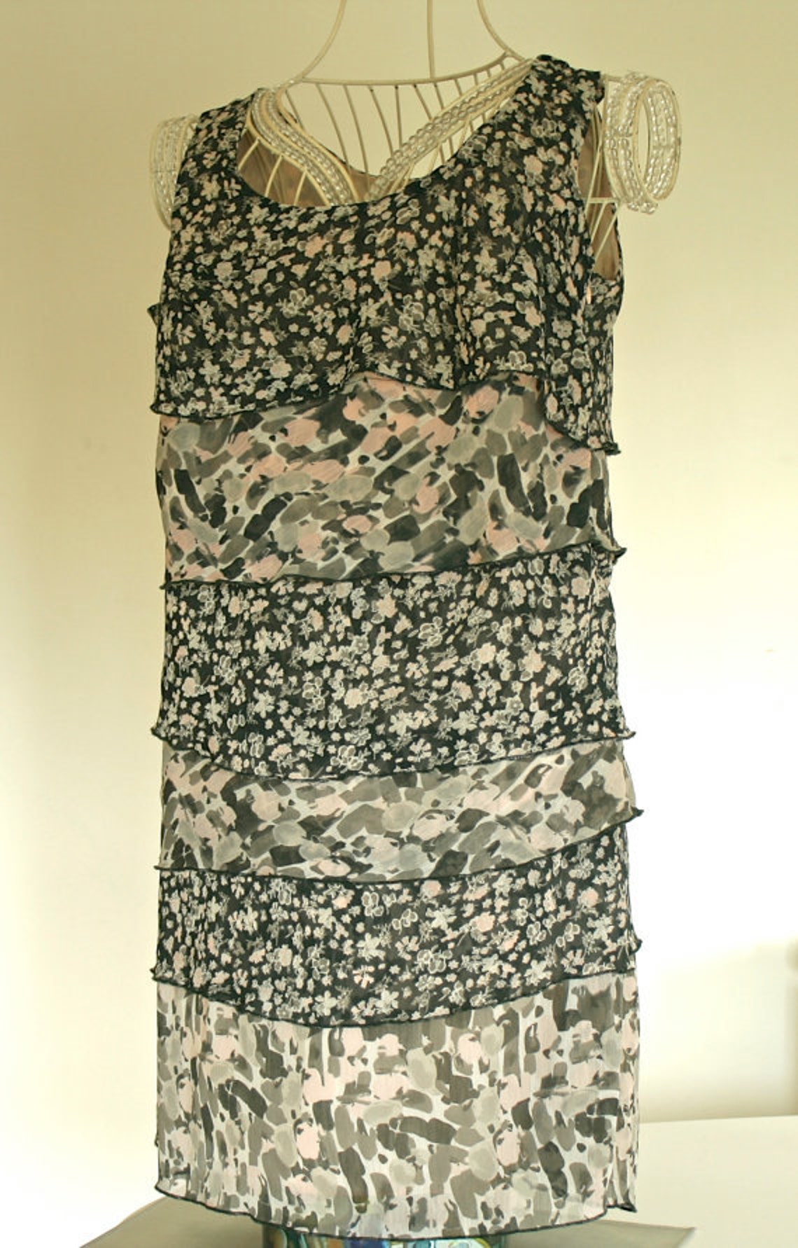 Vestido retro / vestido pop / vestido  gypsy / vestido volantes / vestido estampado/  vestido vintage, foto 3 di 5
