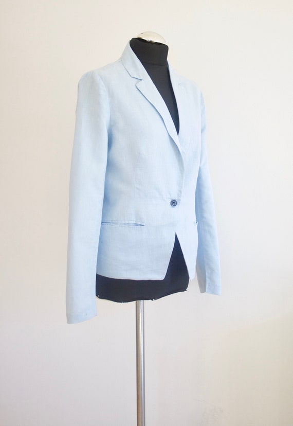 baby blue baby jacket