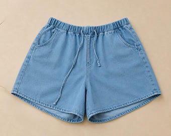 Denim shorts / unisex plus size shorts / denim shorts