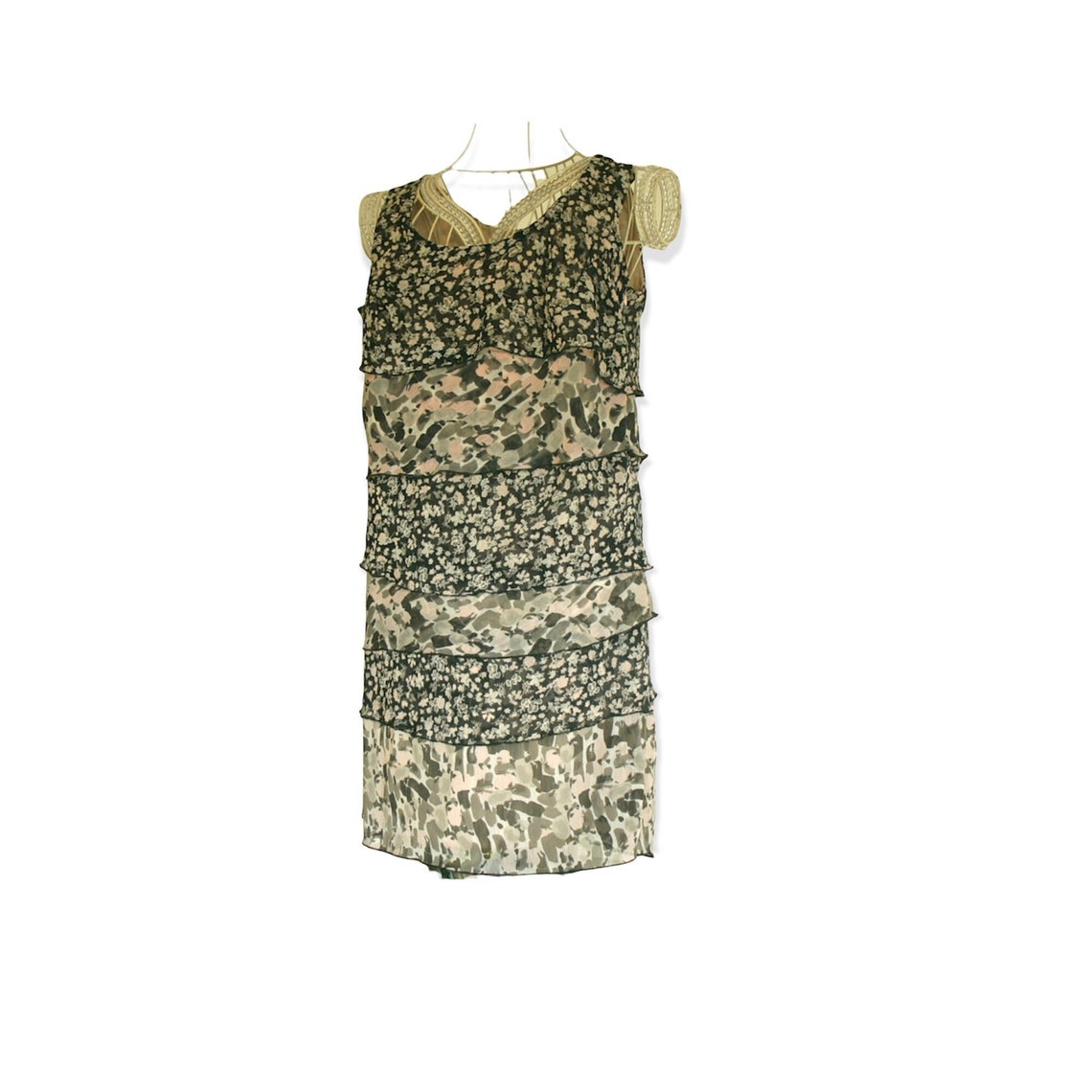 Vestido retro / vestido pop / vestido  gypsy / vestido volantes / vestido estampado/  vestido vintage, foto 1 di 5