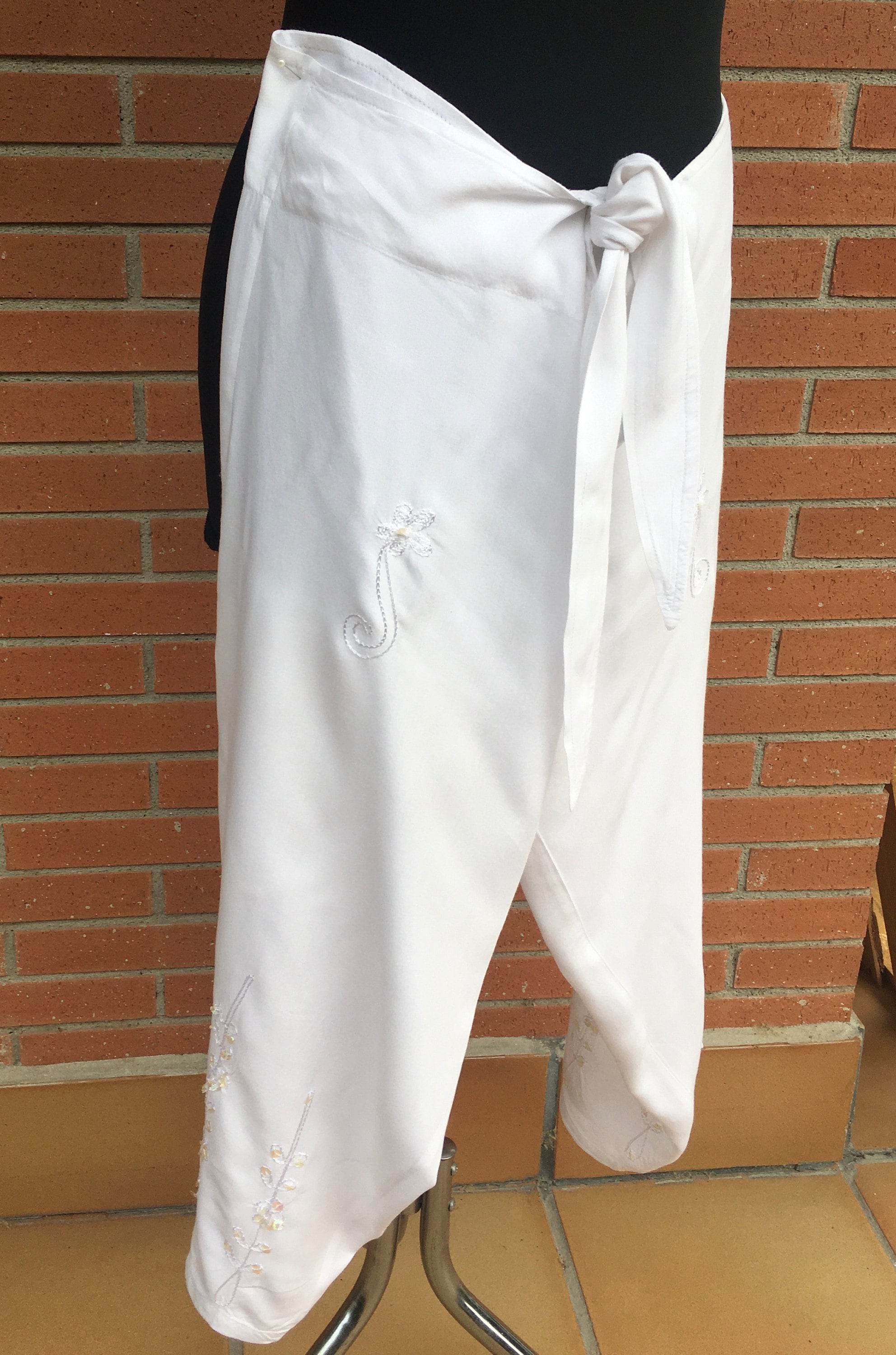 Bermudas blancas / bermudas hippie / bermudas ibicencas / pantalón ...