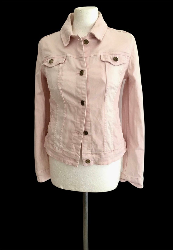 Pink denim jacket / pink denim jacket / pink jack… - image 7