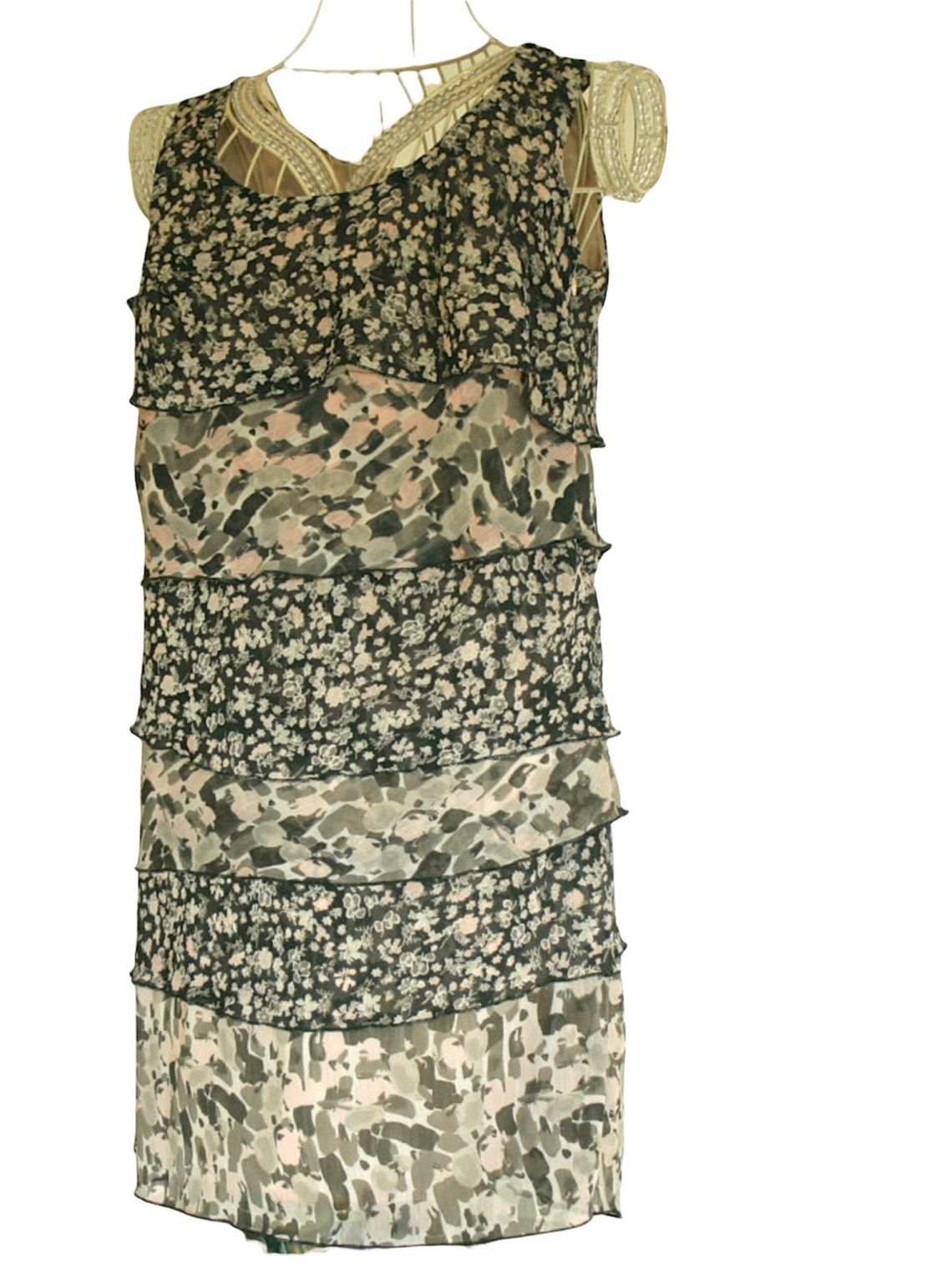 Vestido retro / vestido pop / vestido  gypsy / vestido volantes / vestido estampado/  vestido vintage, foto 2 di 5