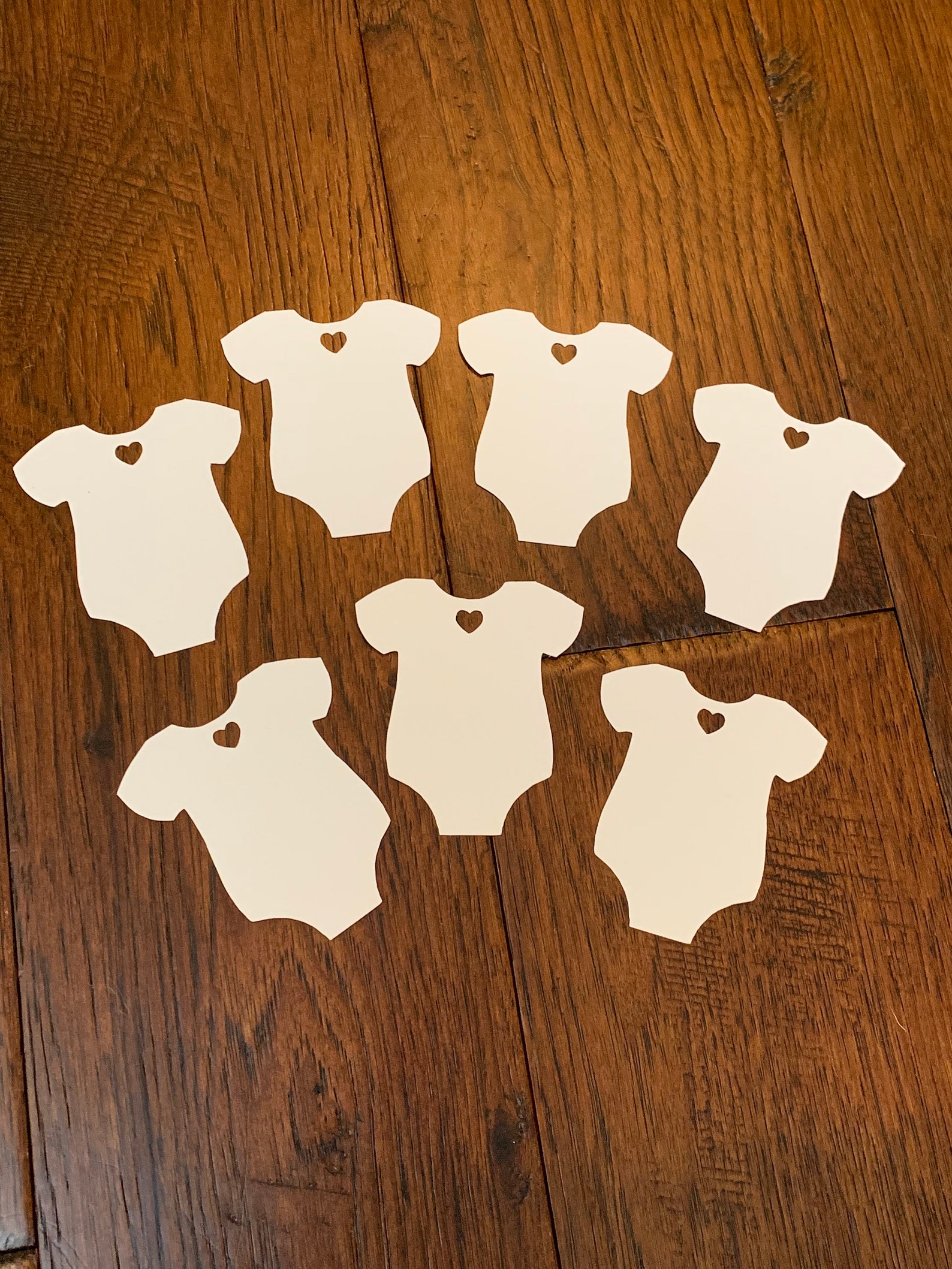 Blank Baby Shower ONESIE Die Cut Card Stock Onesie Party Favor Etsy