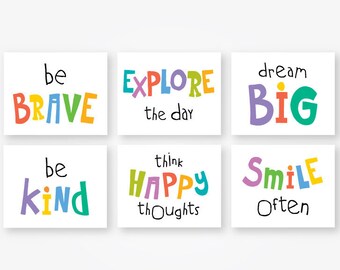 Inspirational Quotes for Kids Download Printable Motivational | Etsy