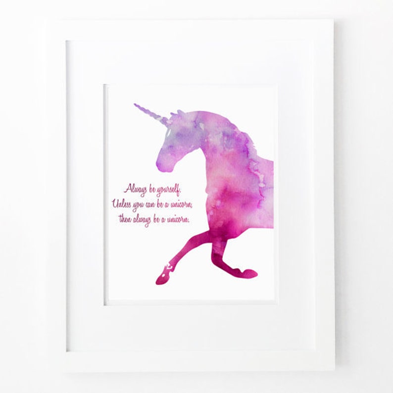 funny quotes download purple unicorn printable girls