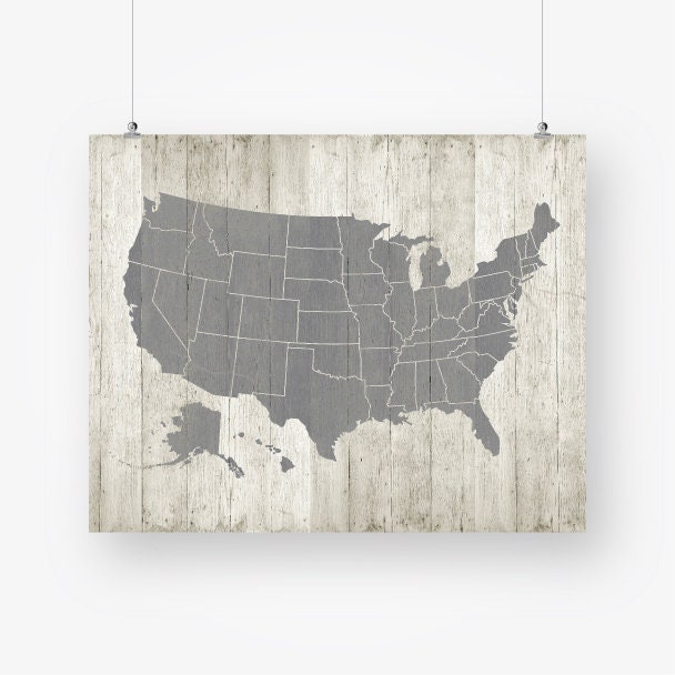 united states map printable download large us usa map poster etsy