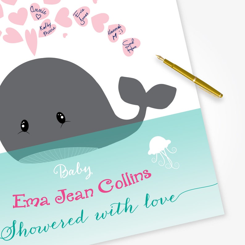 Baby Shower Guest Book Whale Printable Nautical First Birthday Etsy baby-shower-guest-book-whale-printable-nautical-first-birthday-etsy