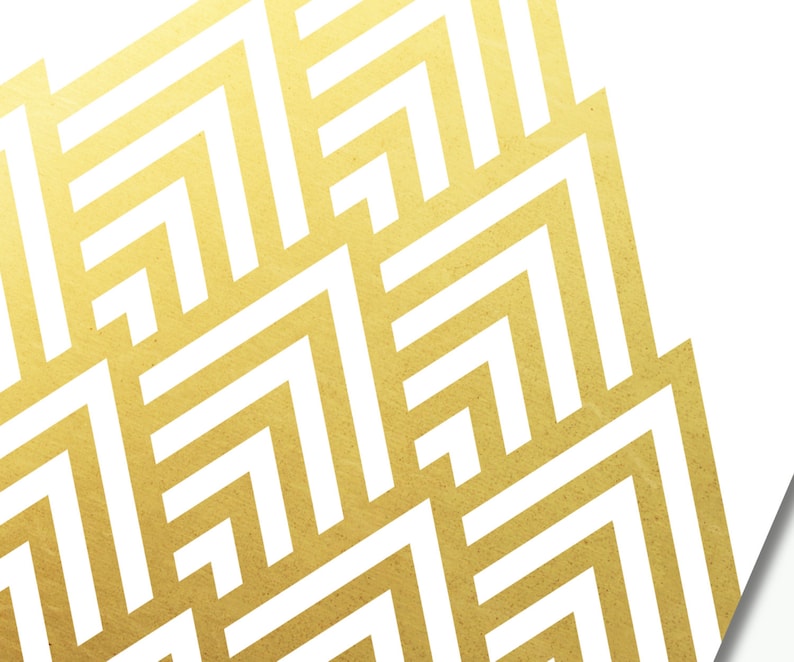 Geometric Gold Wall Art Digital Download Abstract Print Pdf Etsy
