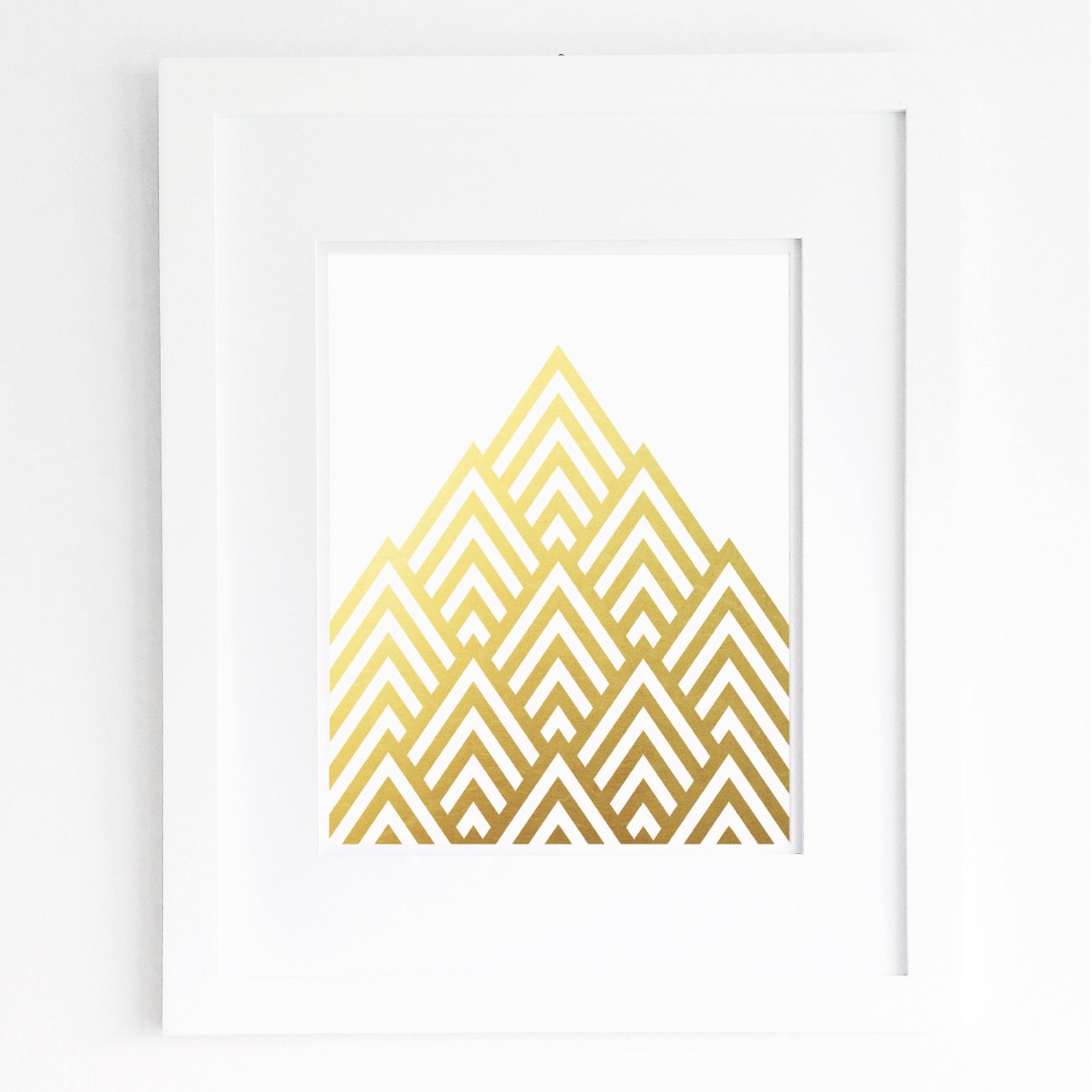 Geometric gold wall art digital download abstract print pdf | Etsy