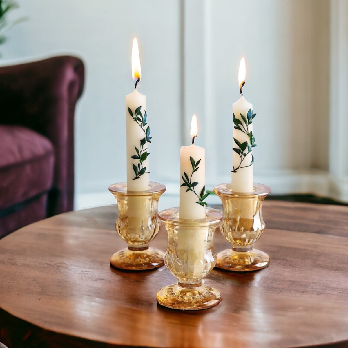 Glass Candle Holder Set Glass Taper Candle Holder for Wedding Gold Candlestick Holder for Dining Room Candle Holders Bulk for Party Decor - Etsy