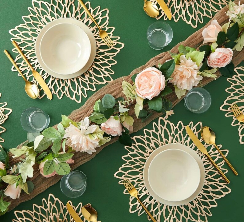 Charger Plate for Wedding Gold Charger Place Mat for Wedding Etsy