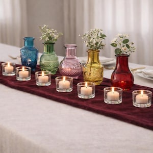Colorful Glass Votive Candle Holder – Ball Shape, 3.15", For Wedding & Party Décor By Summer And Home