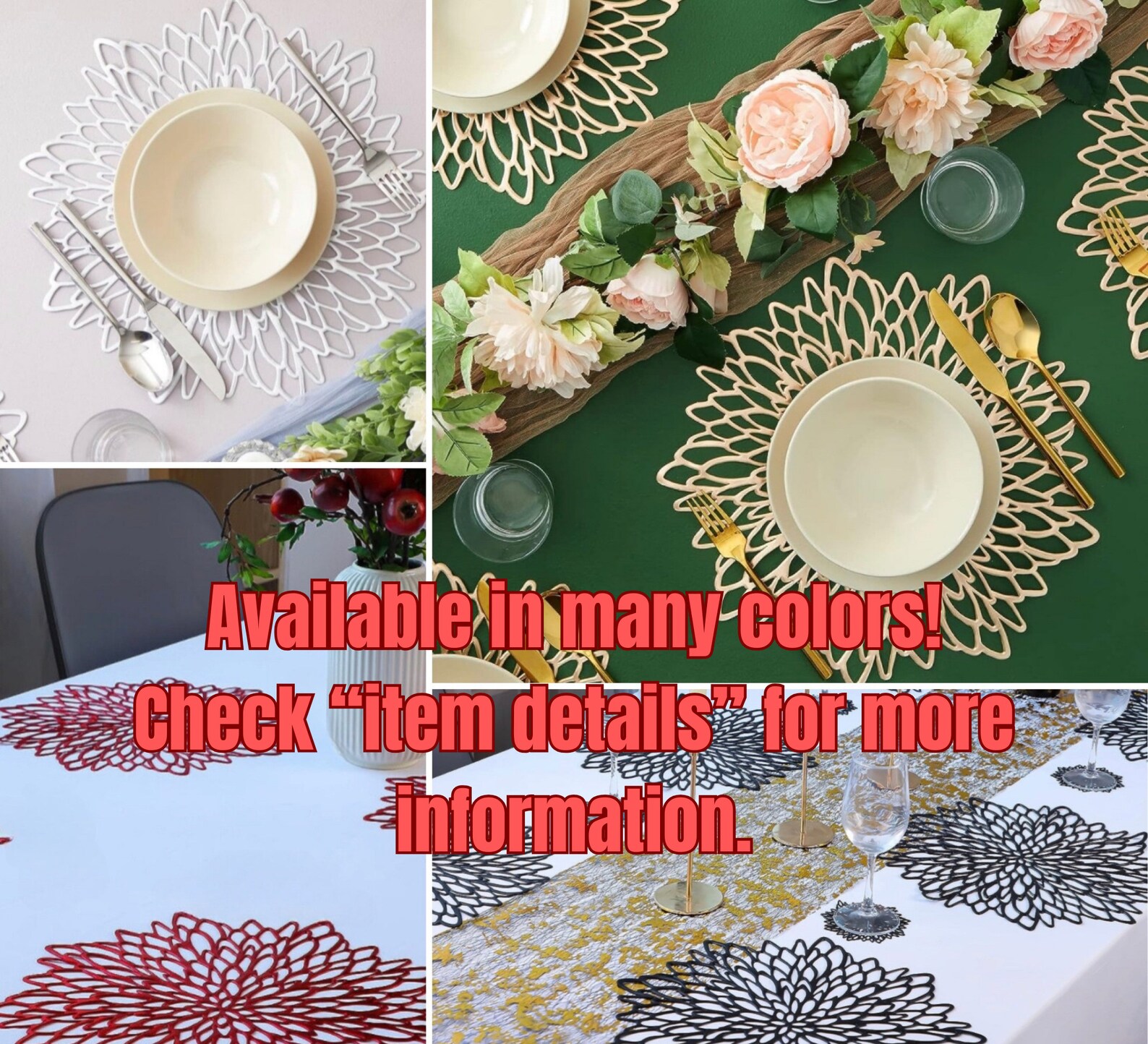 Charger Plate For Wedding Gold Charger Place Mat For Wedding Etsy charger-plate-for-wedding-gold-charger-place-mat-for-wedding-etsy