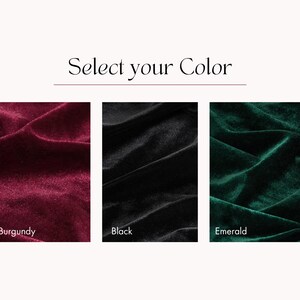 Velvet Table Runner 20x120 for Weddings | Luxury Velvet Runner for Tables | Modern Glam Centerpiece Decor | Event & Party Styling Bild 11
