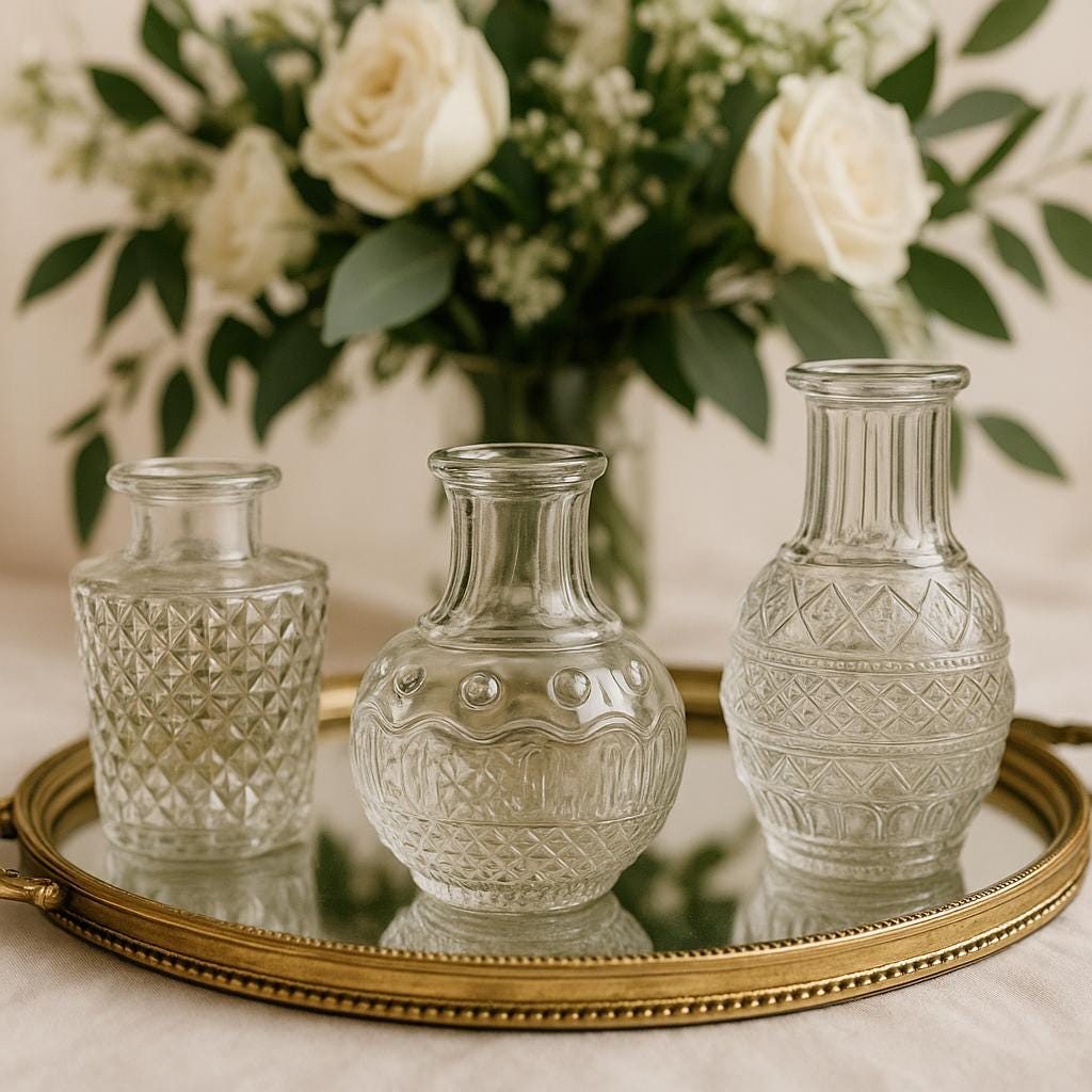 Vintage Glass Vase - Etsy