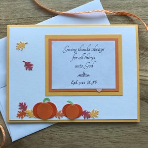 Thanksgiving Card-Pumpkins # 16H6071