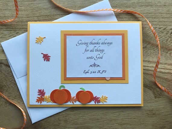 Thanksgiving Card-Pumpkins # 16H6071