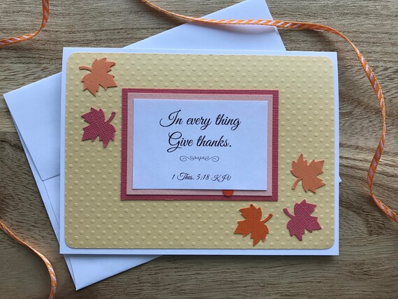 Thanksgiving Card-Leaves # 16H6070