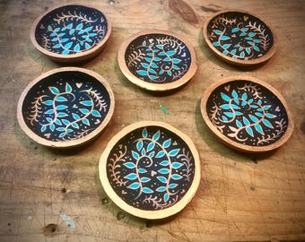 Floral Ring Trinket Dish