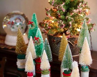 Christmas Spool Trees