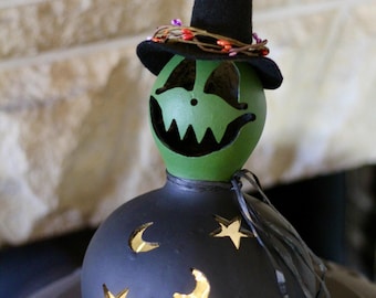 Halloween Witch Lantern Gourd