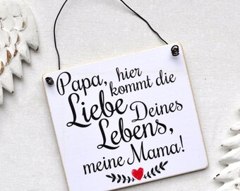 Schild hier kommt die braut Schild hier kommt die braut