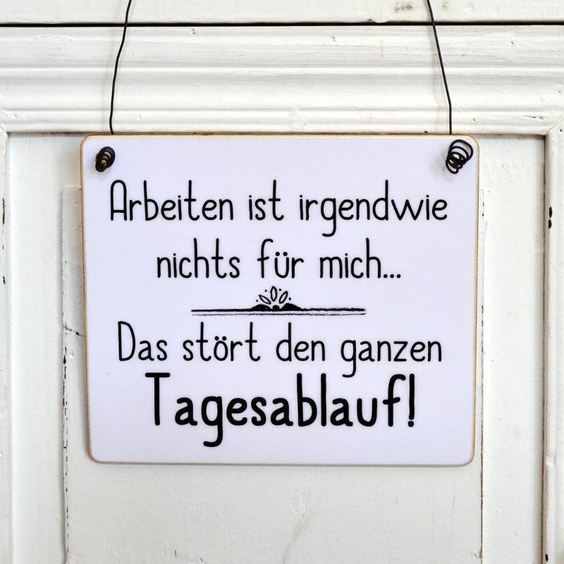 Schild für die arbeit - .de