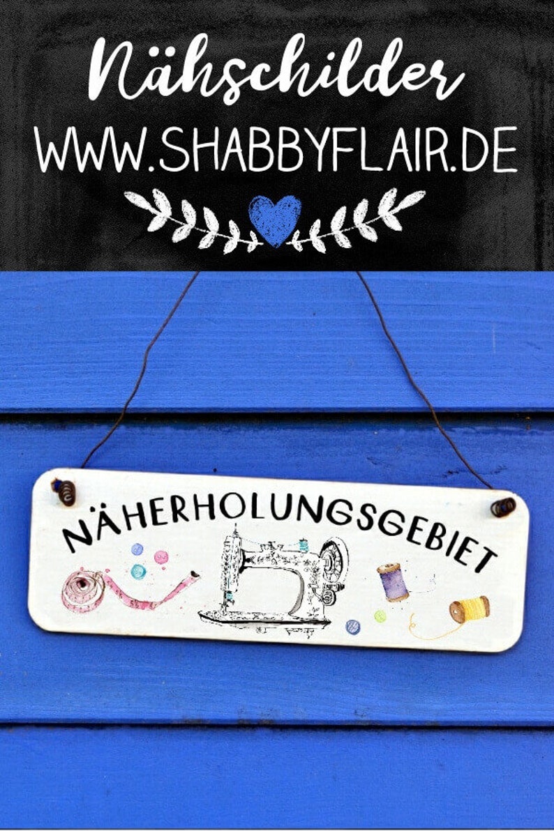 Nähschild Näherholungsgebiet Bild 2