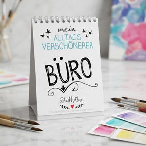 Lustige Bürosprüche Tischaufsteller – Büro Geschenk für Kollegen & Mitarbeiter, witzige Schreibtischdeko