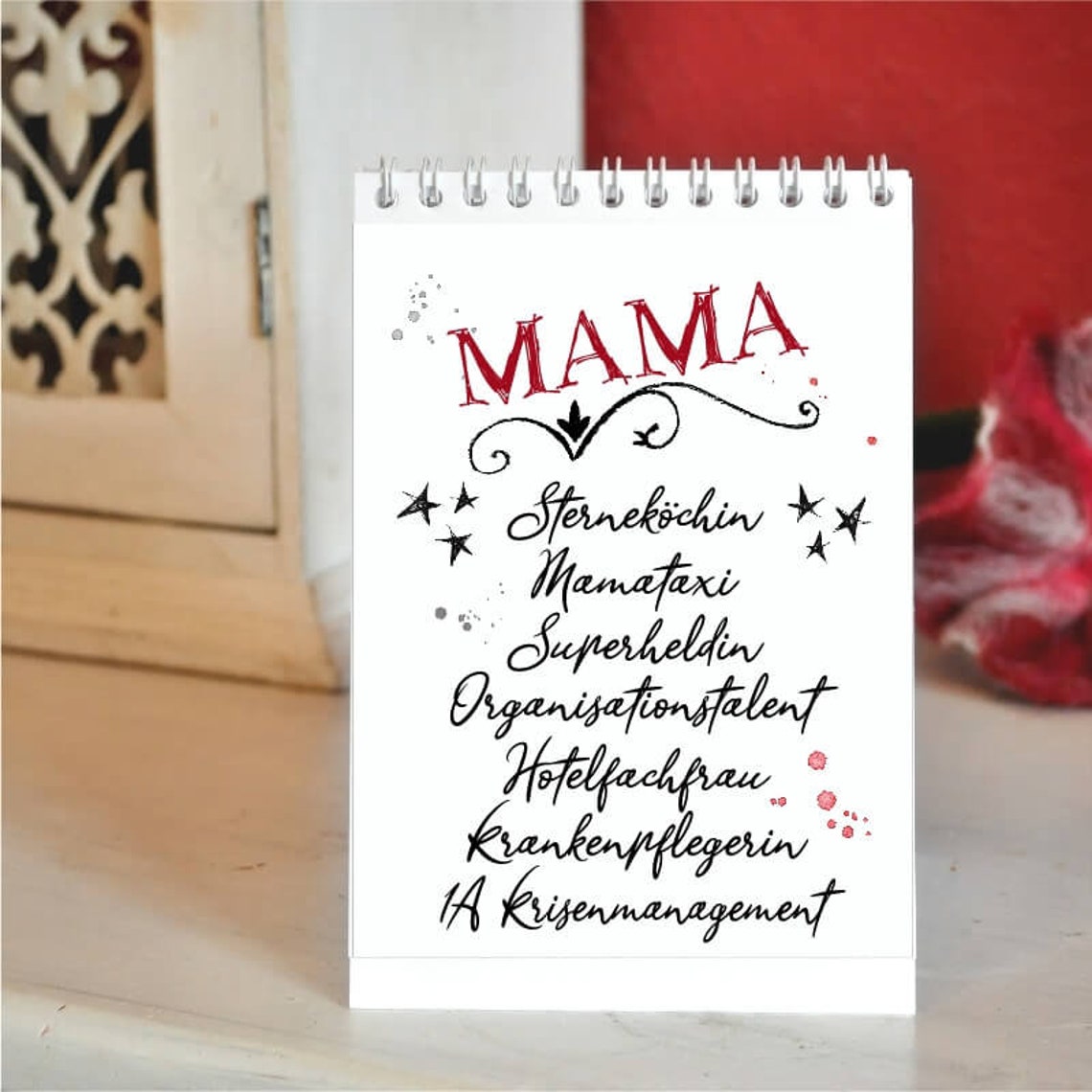 MAMA Calendar With Sayings Gift Idea for Mother's Day Etsy