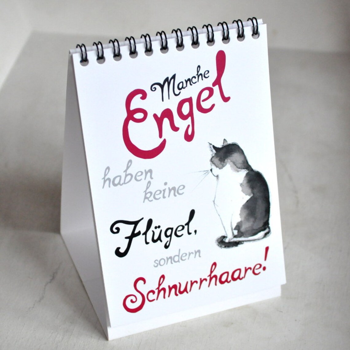 Mein Alltagsverschönerer Katzen Kalender mit Sprüchen Etsy