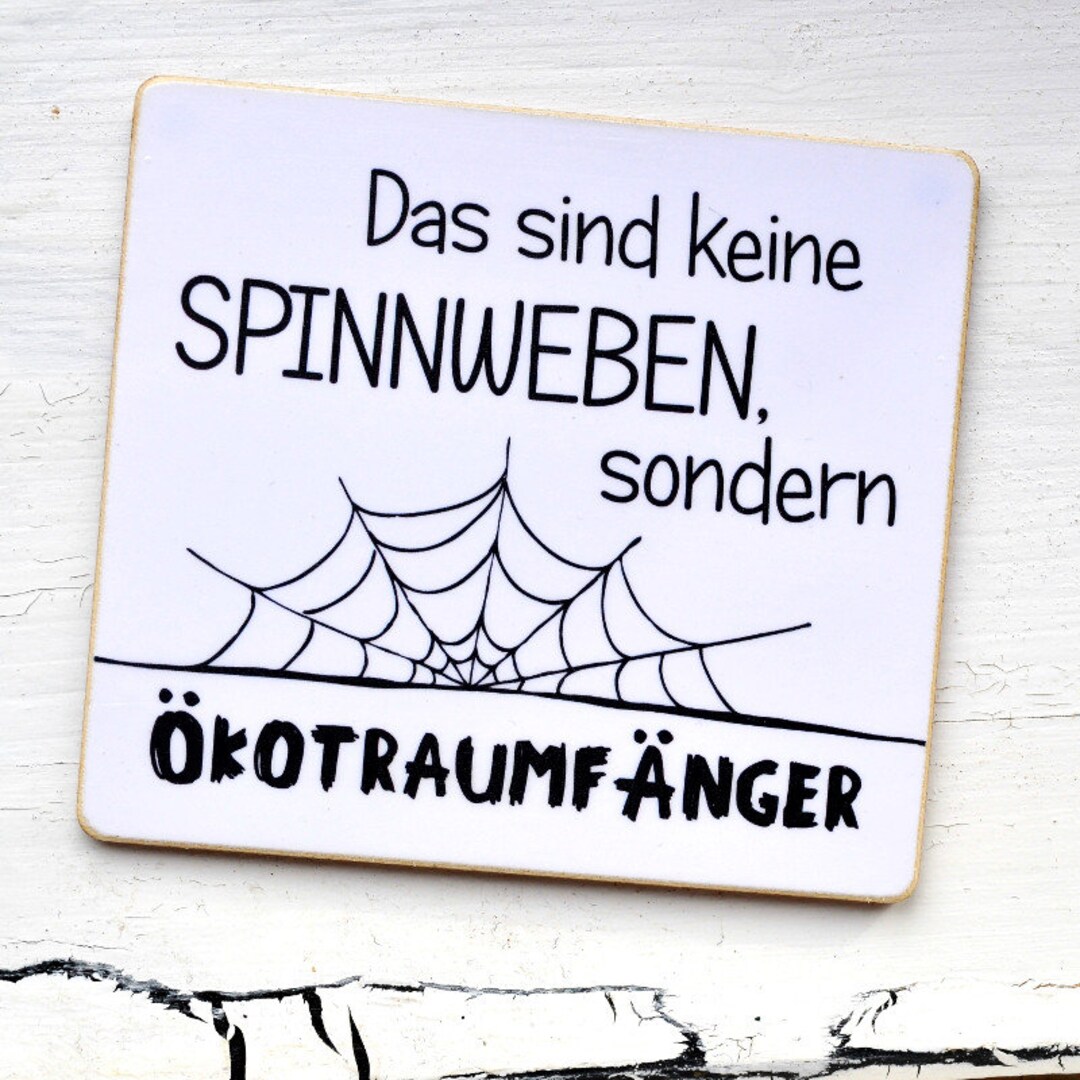 Witziger mit Spruch ÖKOTRAUMFÄNGER Etsy.de