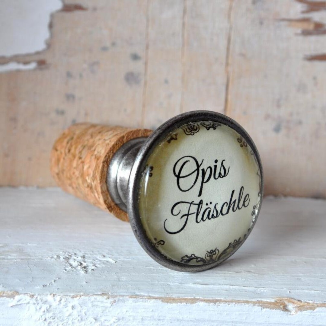 Bottle Corks With Desired Name OPIS FLÄSCHLE Etsy