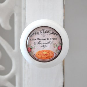 Shabby Chic Möbelknauf CAFÈ MARSEILLE GATEAU von Shabbyflair