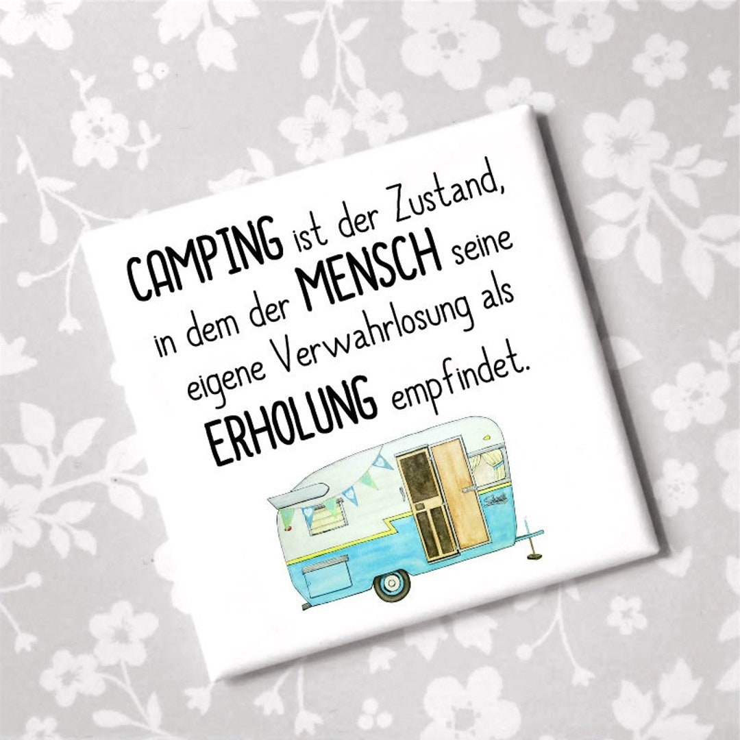 mit witzigem Spruch Camping Etsy.de